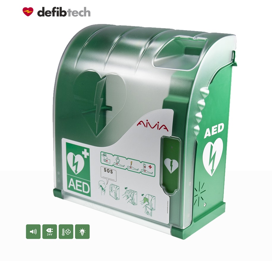 Armoire Defibtech 200 extérieure pour défibrillateur - Chauffage + alarme