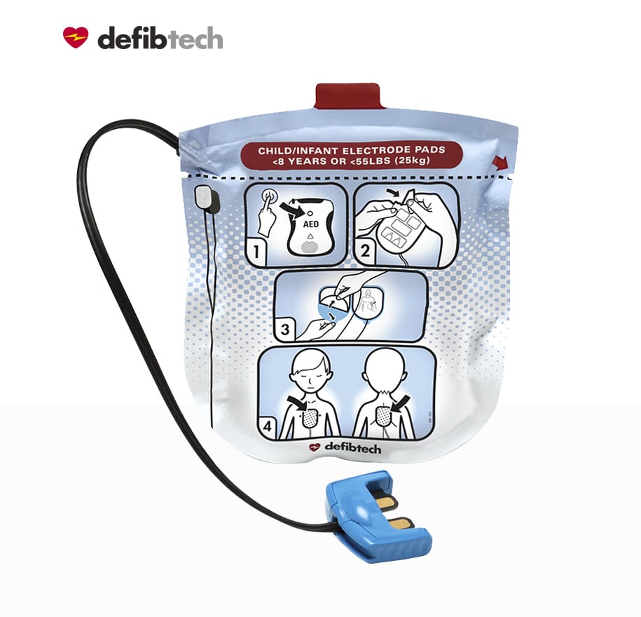 Electrodes enfant Lifeline View