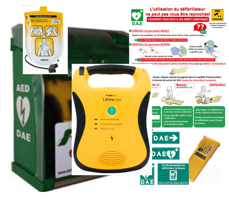 Pack défibrillateur automatique extérieur – DEA