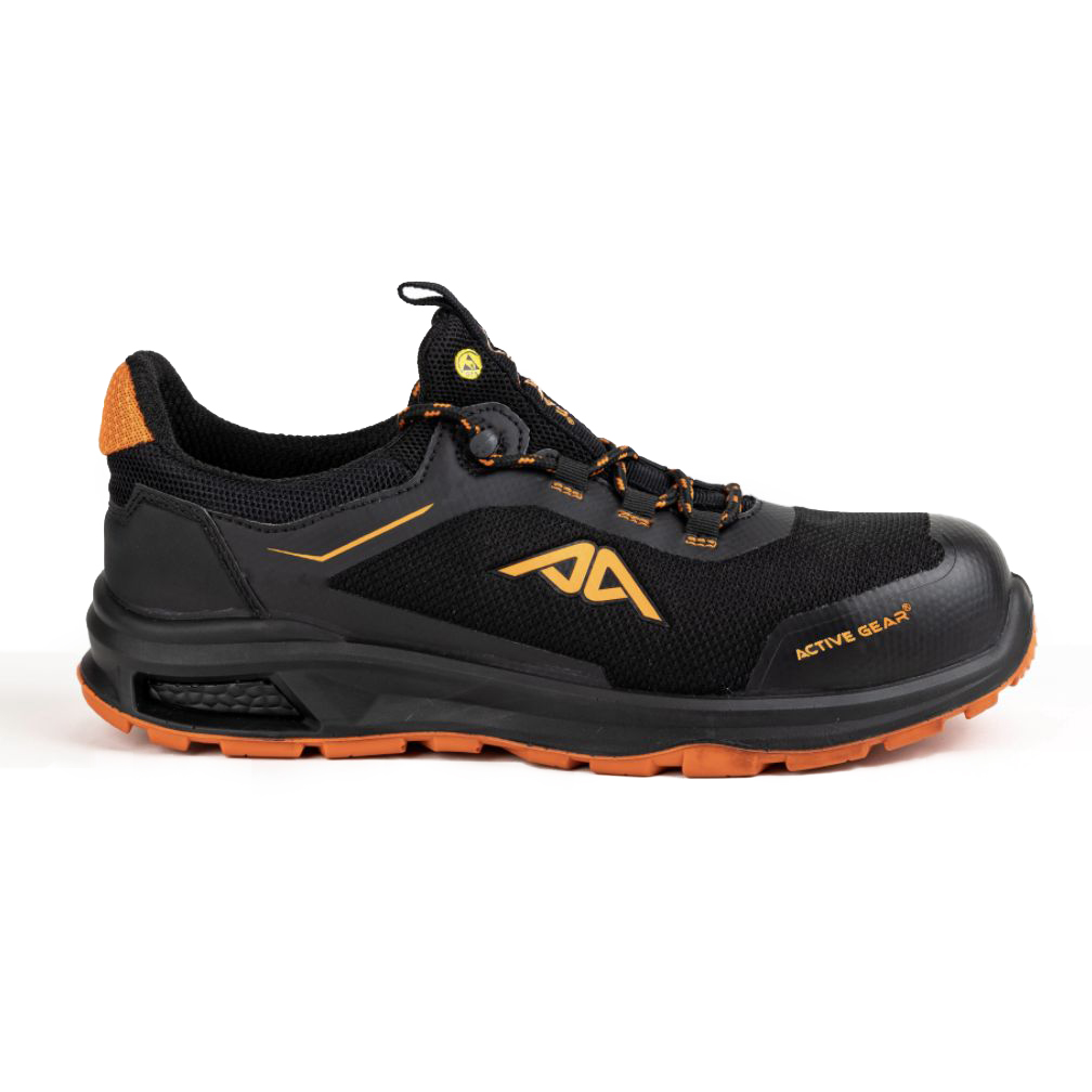 Chaussures de sécurité S3L A-Fit Low Orange antistatiques sans métal
