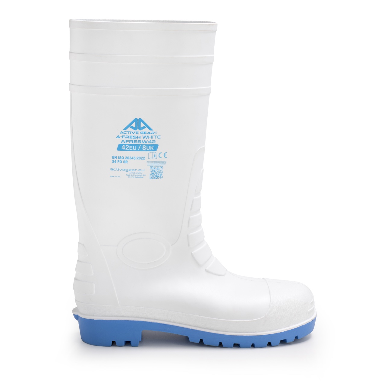 Bottes de sécurité S4 FO SR ACTIVE GEAR A-Fresh White PVC