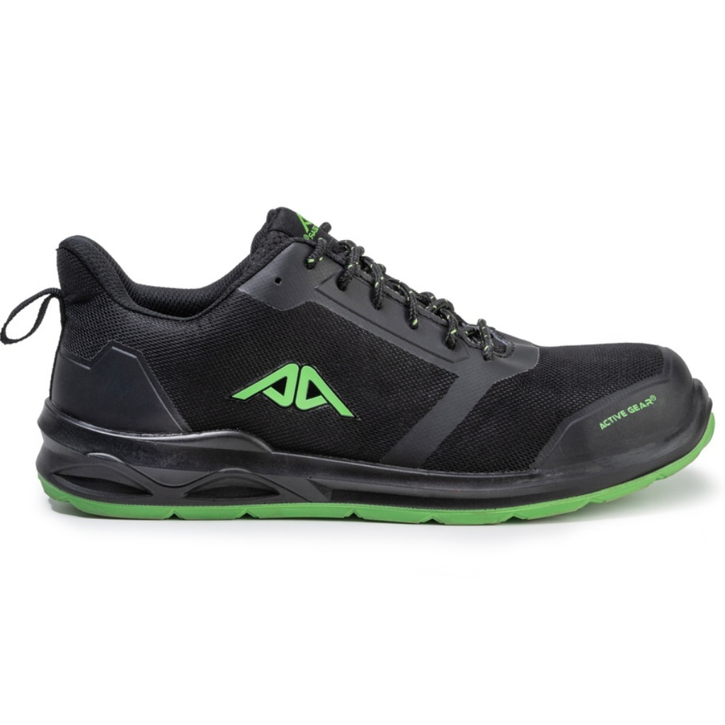Chaussures de sécurité S3 SRC sans métal ACTIVE GEAR A-Run Low Green