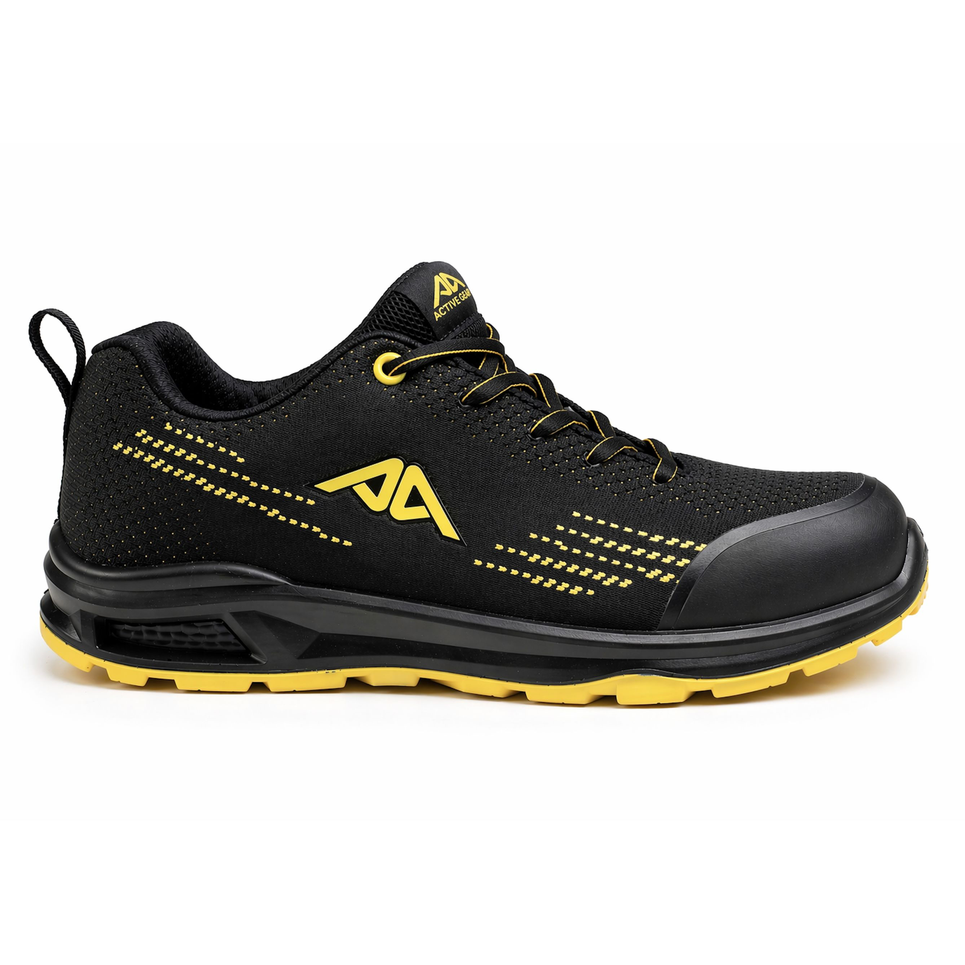 Chaussures de sécurité S1P FO SR antistatiques ACTIVE GEAR A-Spark Low Yellow