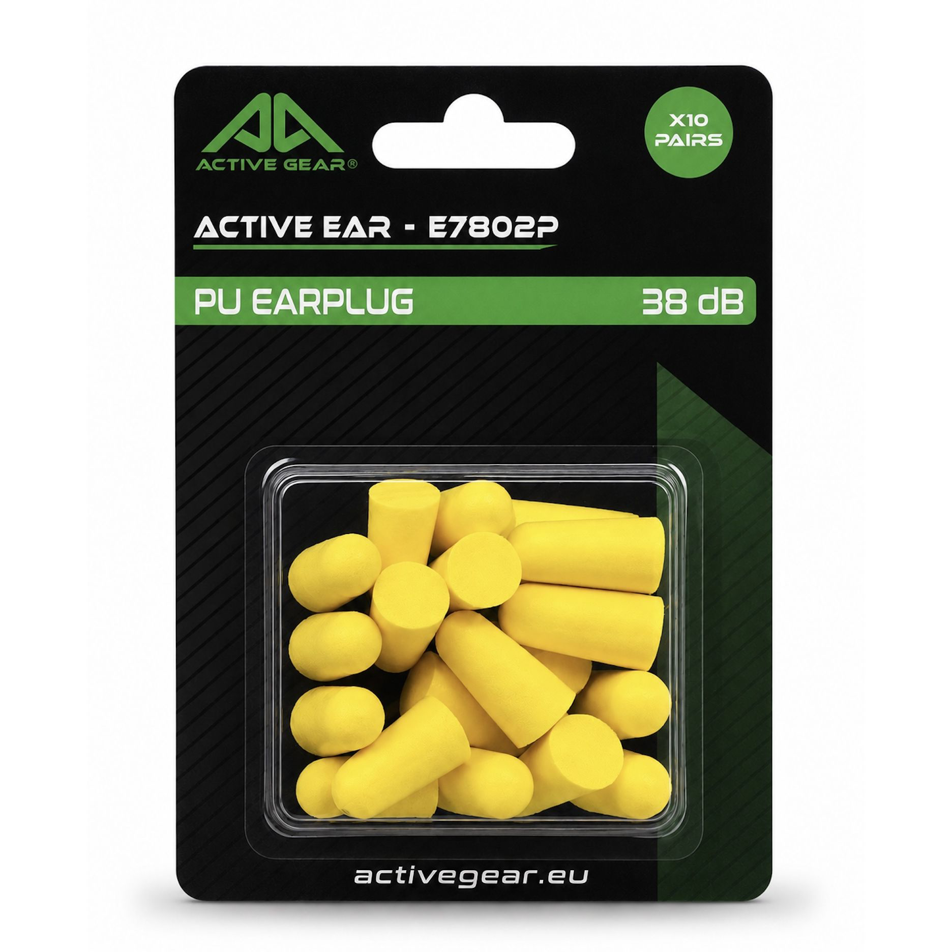 Bouchons d'oreilles PU antibruit SNR 38 dB protection auditive