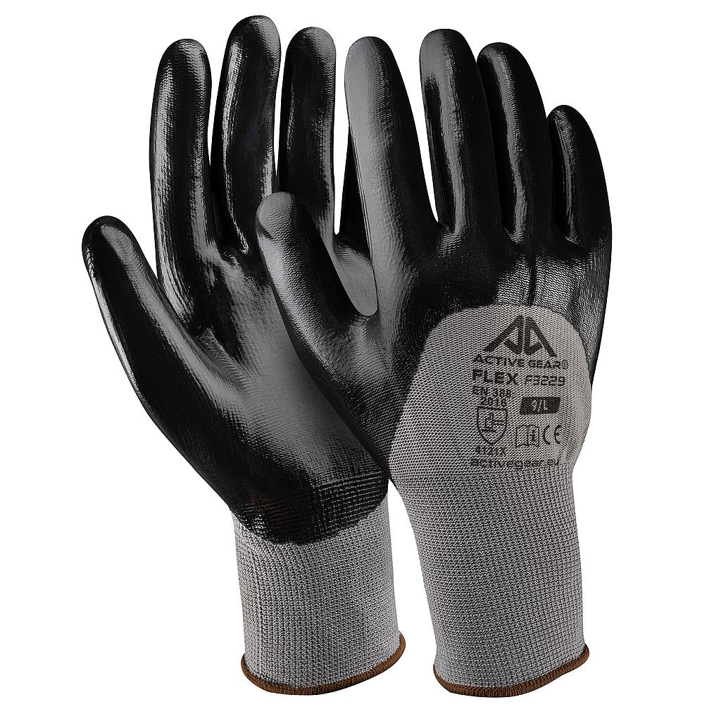 Gants de protection nitrile FLEX F3230 polyester 13G