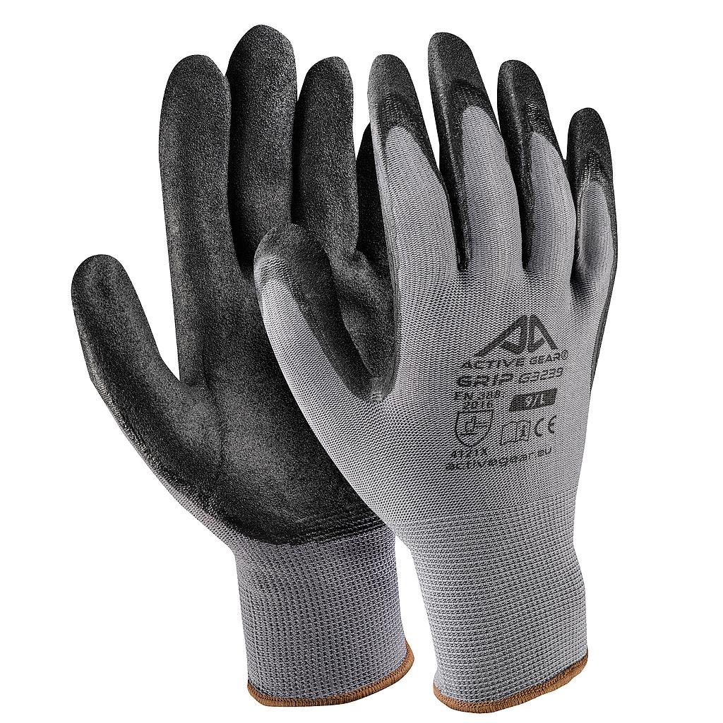 Gants de protection GRIP G3240 13G polyester nitrile noir