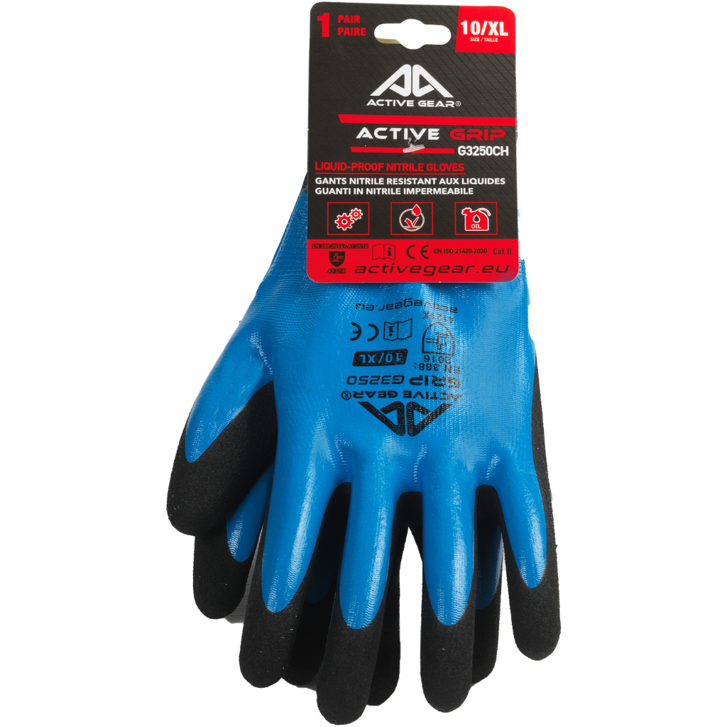 Gants de protection nitrile Active GRIP G3250 travail industrie