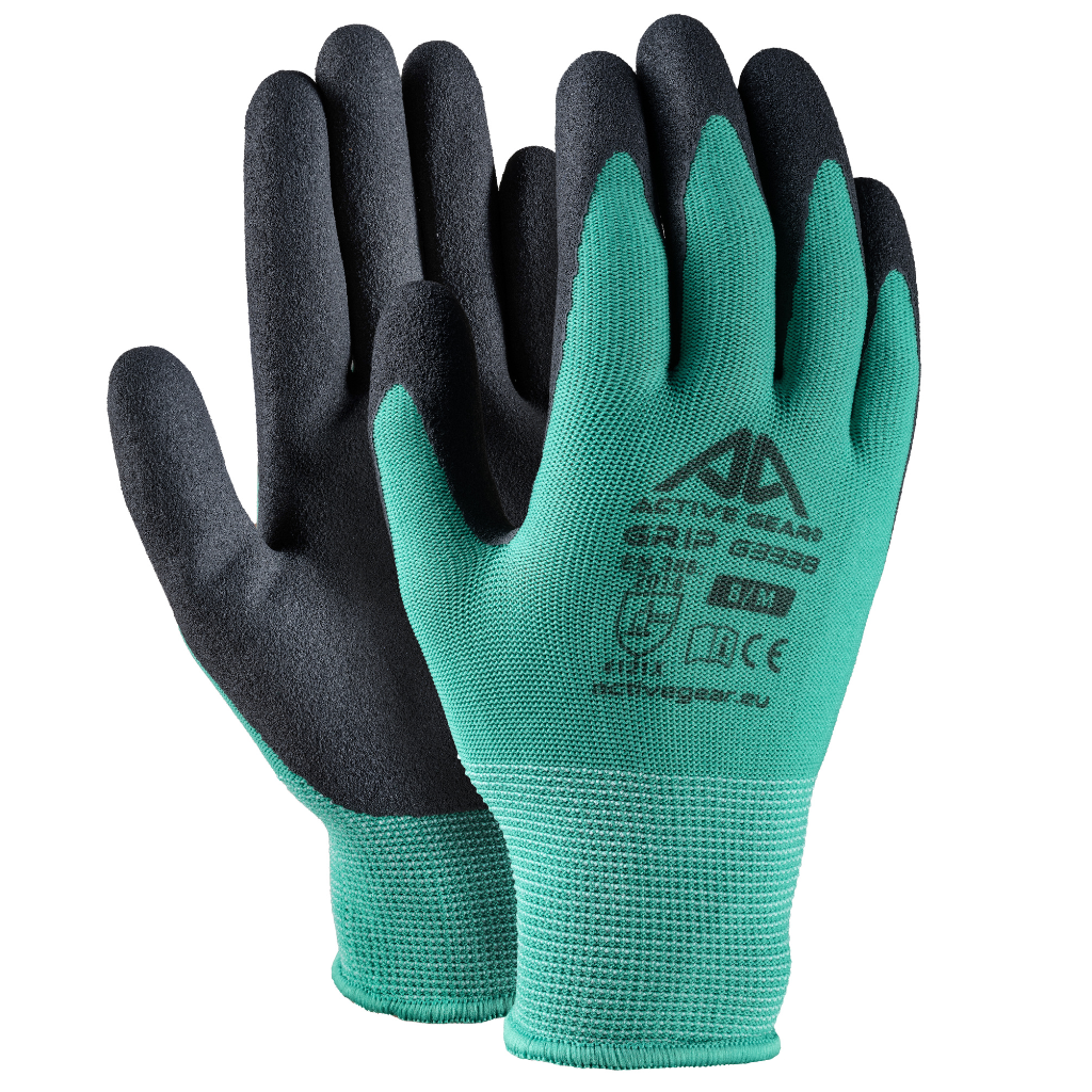 Gants de protection nitrile noir GRIP G3340NP 13G polyester