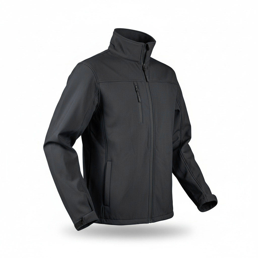Veste Softshell de protection ACTIVE GEAR Craft Black 320g/m²