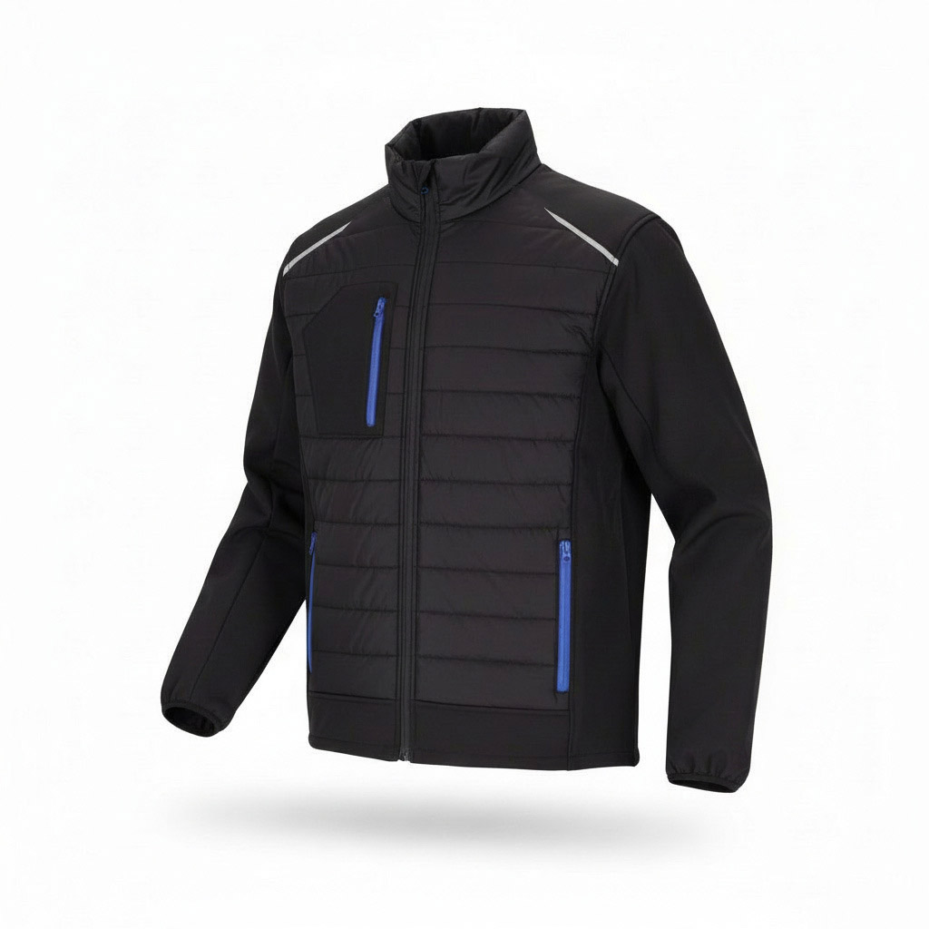 Veste thermique Softshell Haltec Black protection froid travail