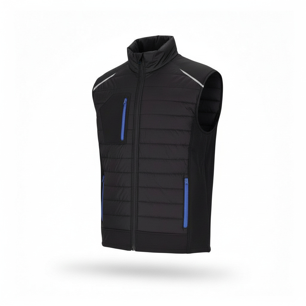 Gilet thermique softshell Luma Black protection froid industrie