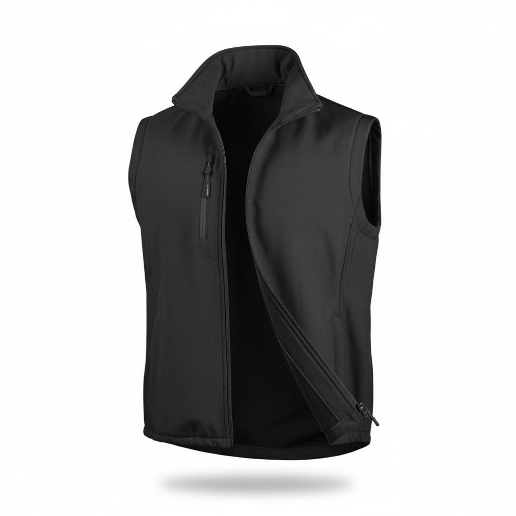 Gilet softshell de protection ACTIVE GEAR Swift Black 320 g/m²