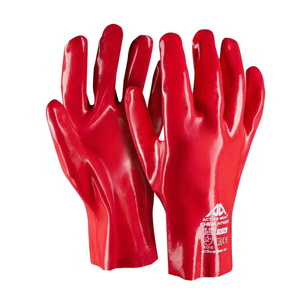 Gants de protection chimique ACTIVE GEAR CHEM H7020 coton PVC