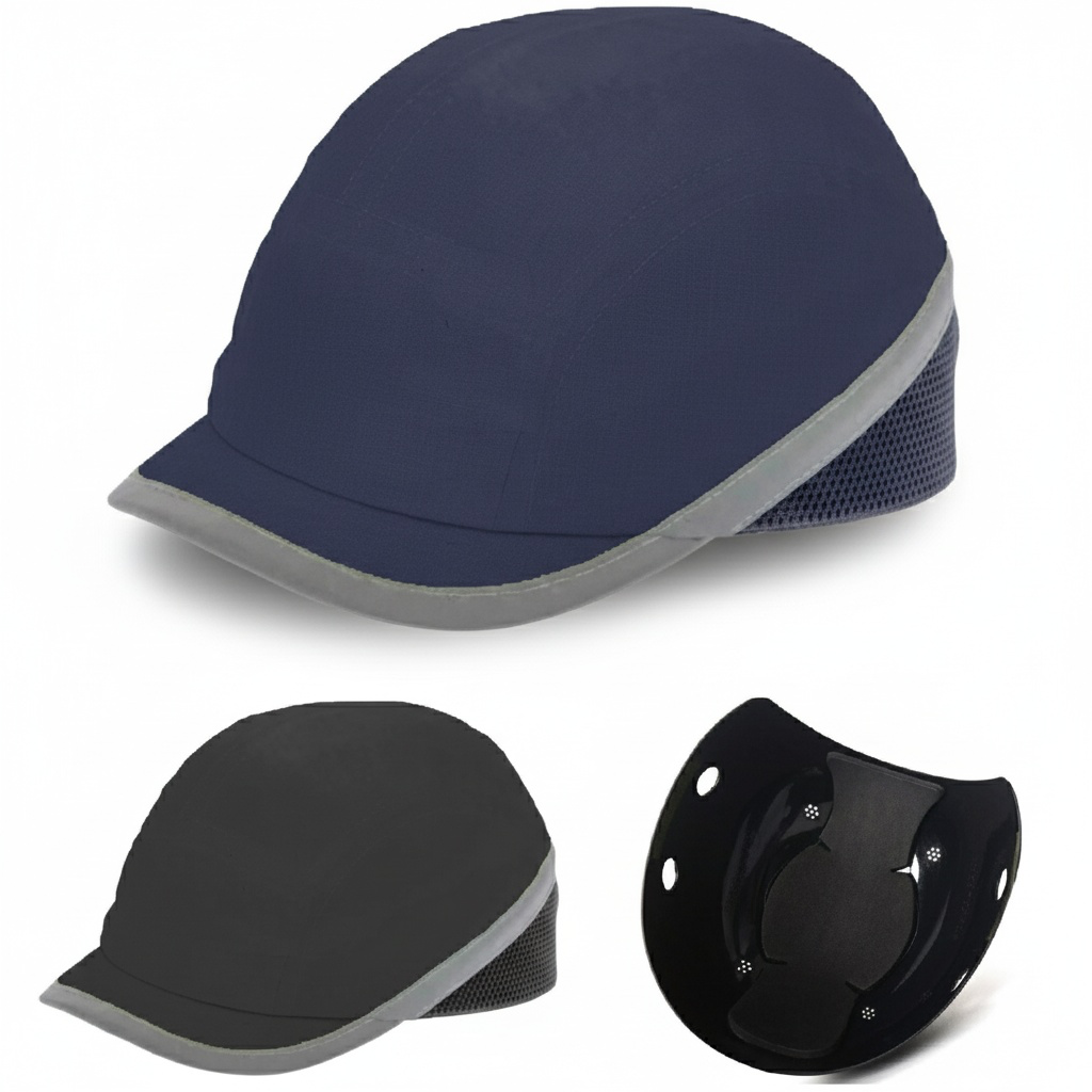 Casquette anti-heurt HD1MS EN 812 coton visière 3 cm