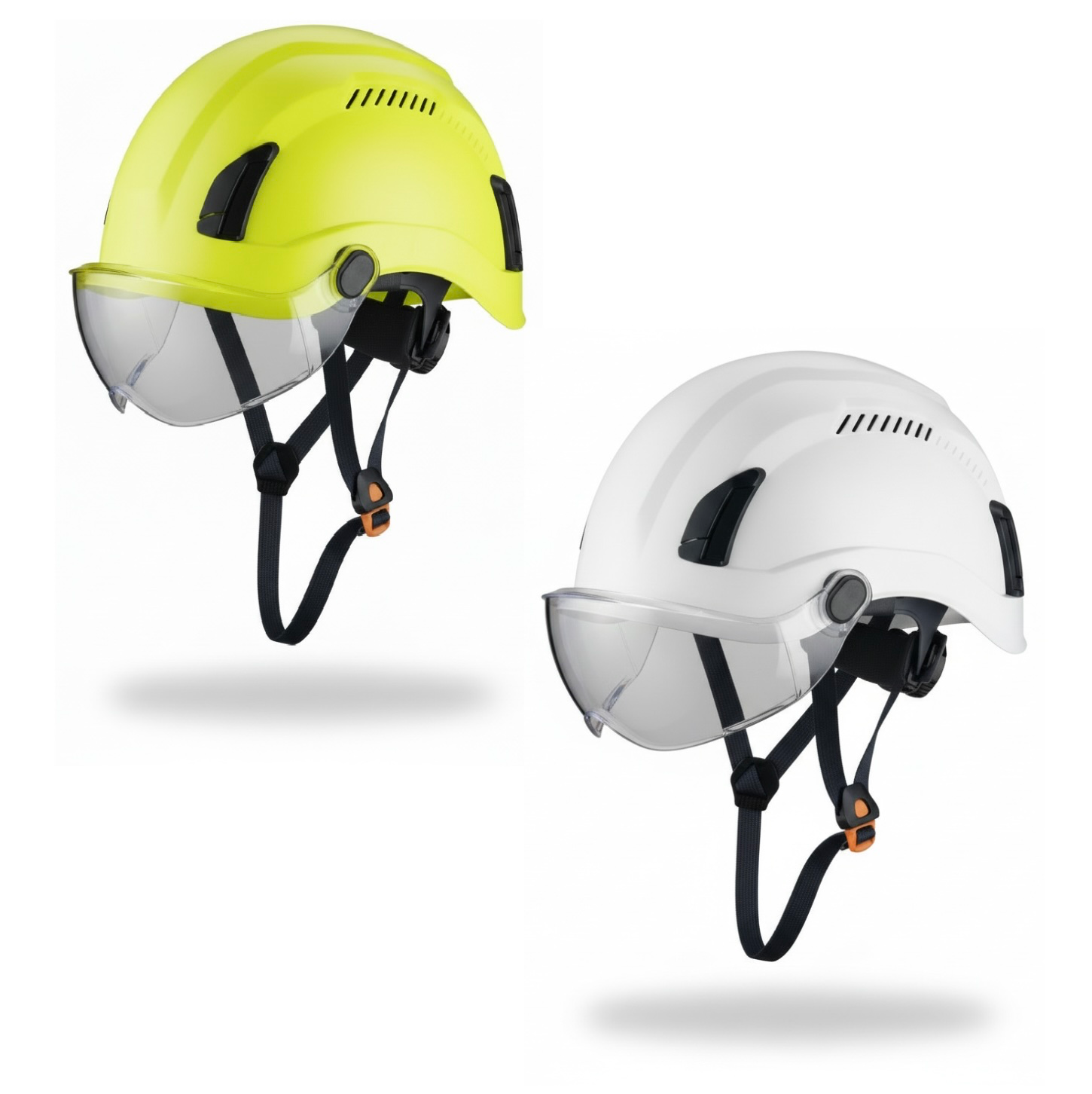 Casque de protection ventilé avec visière HD5VG normes EN397