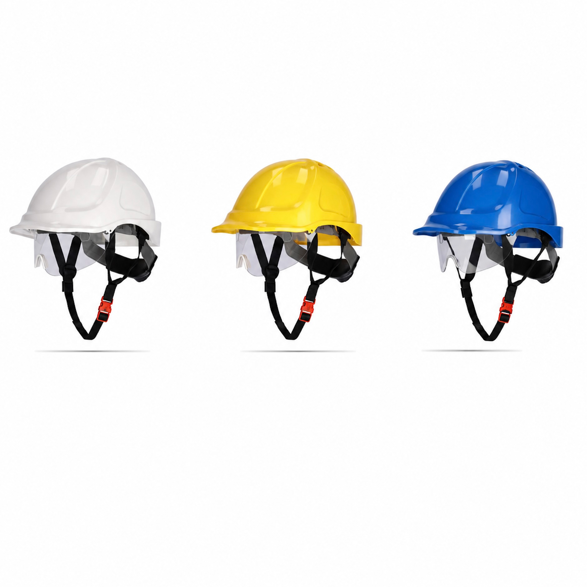 Casque de protection ventilé HD7VG avec visière intégrée au Maroc