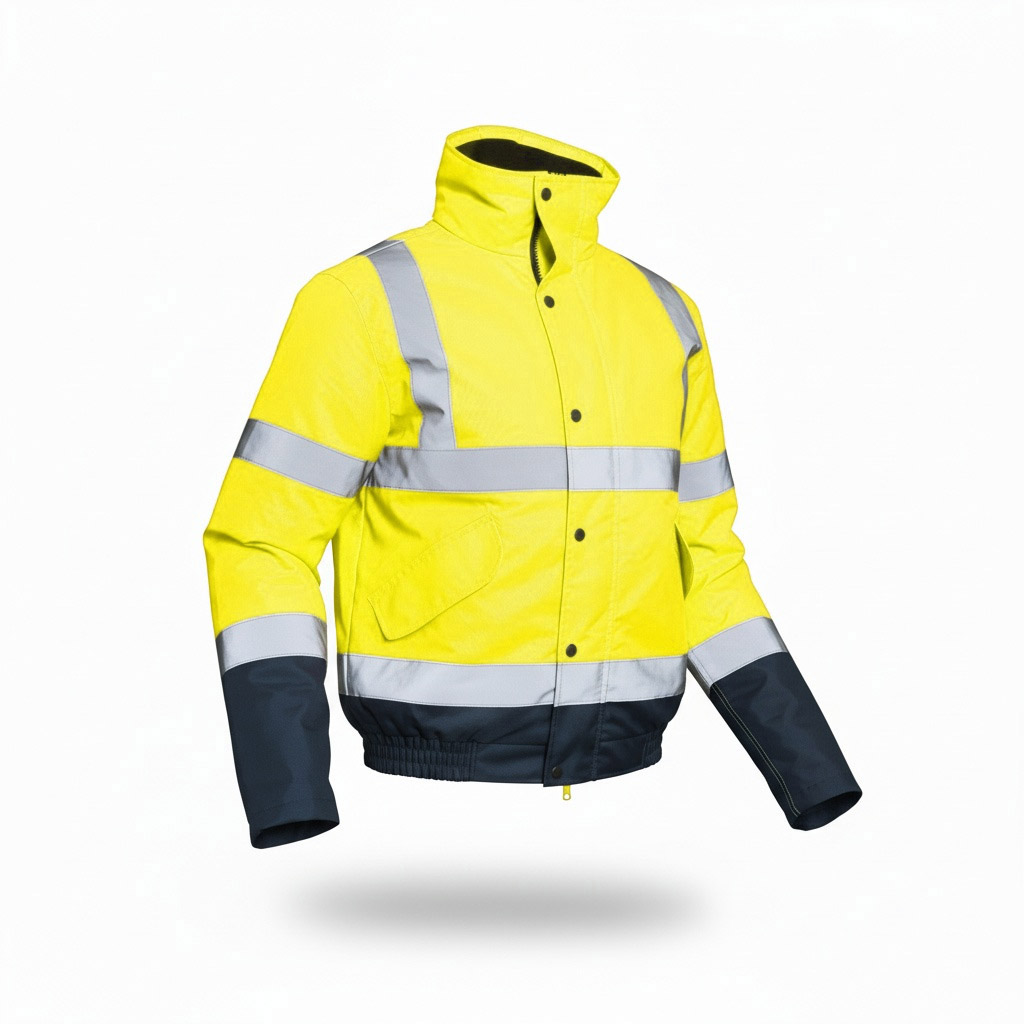 Blouson haute visibilité Oxford 300D imperméable EN ISO 20471 classe 3