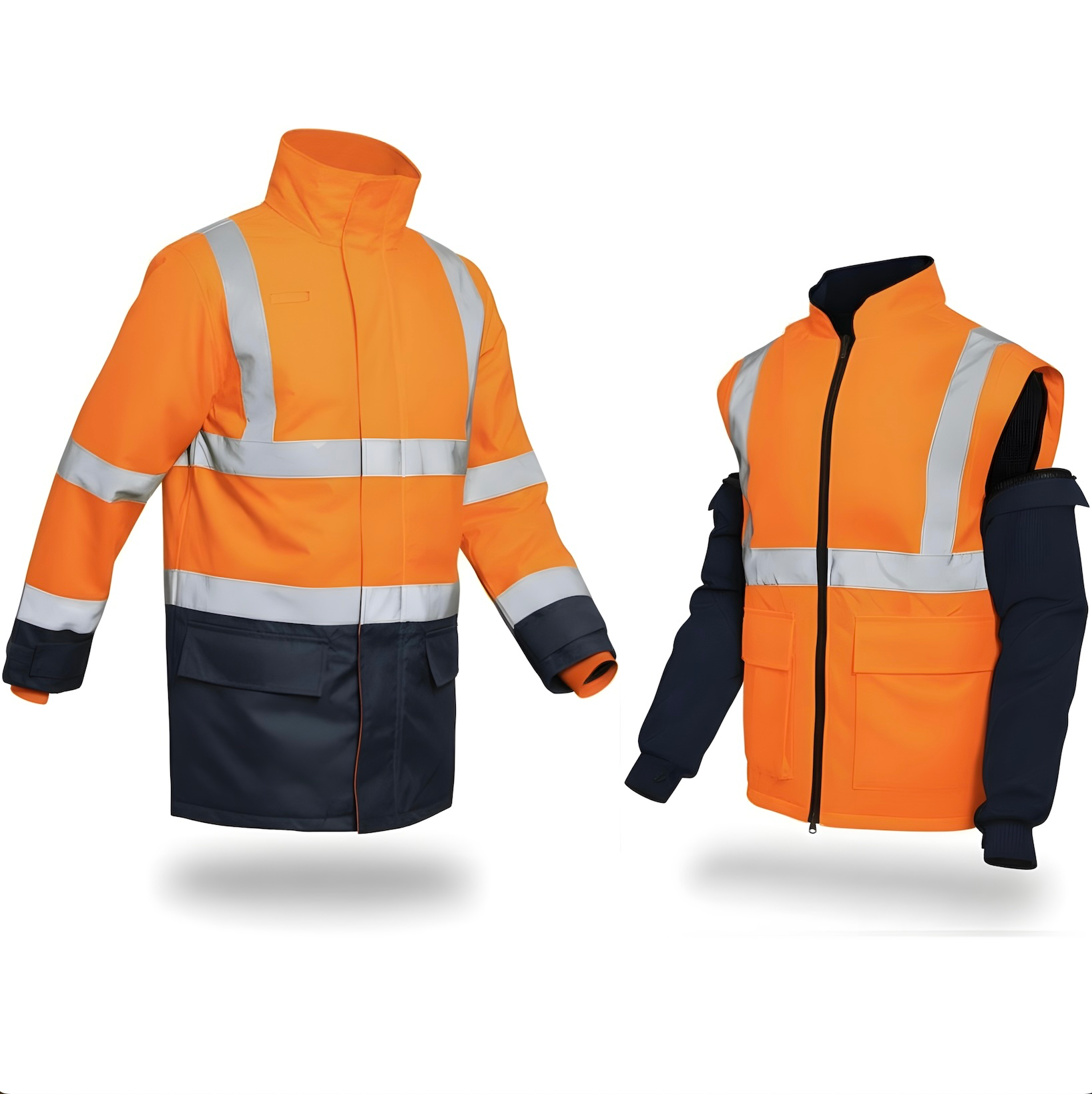 Parka haute visibilité Class 3 ACTIVE GEAR Prime HV imperméable Maroc
