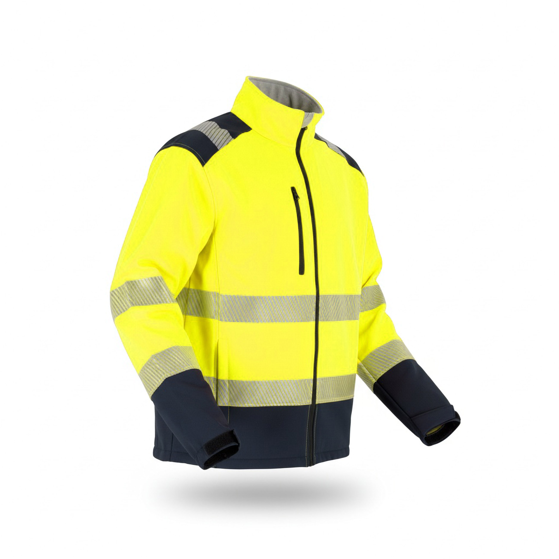 Veste haute visibilité classe 3 Ripstop Softshell jaune marine HVSTEY