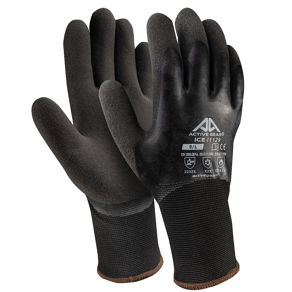 Gants de protection thermique ICE I1130 13G latex noir Maroc