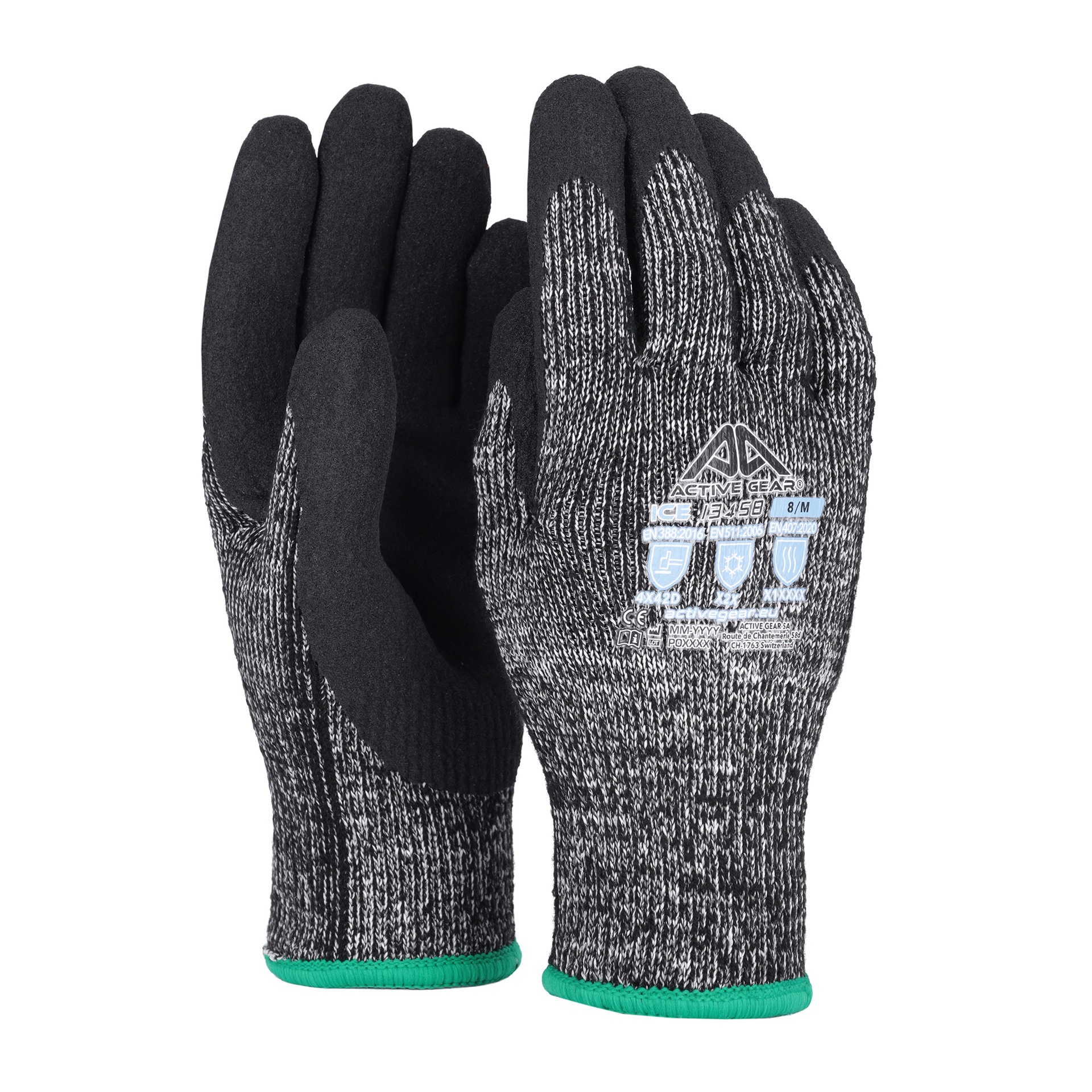 Gants de protection thermique ICE I3460 nylon acrylique nitrile