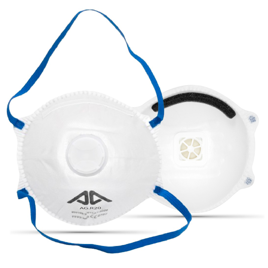 Masque de protection FFP2 NR D avec valve — ACTIVE GEAR® R20