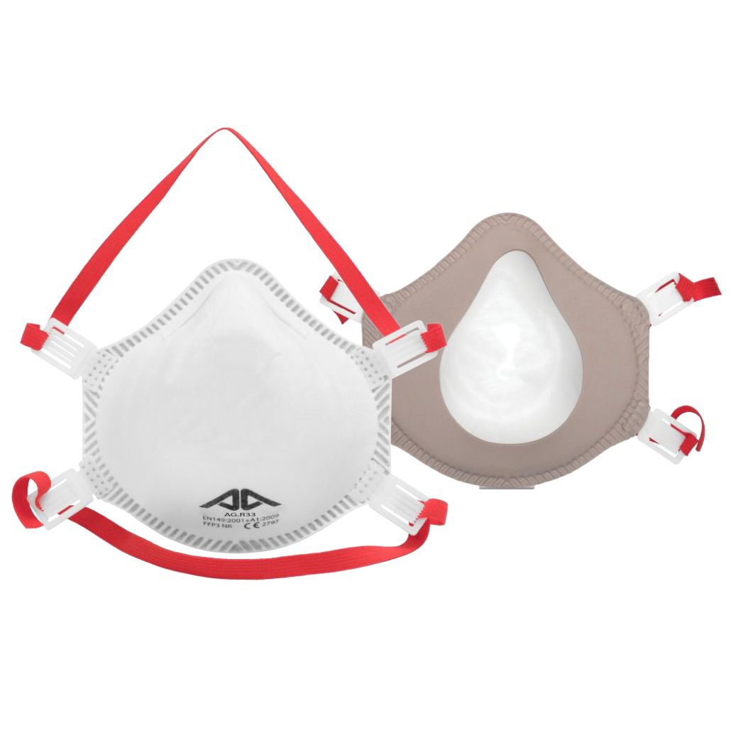 Masque coquille FFP3 NR sans valve protection respiratoire