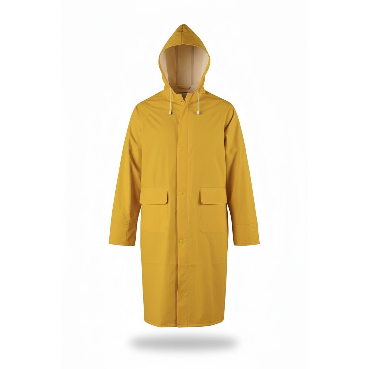 Manteau de pluie jaune haute visibilité PVC professionnel Maroc