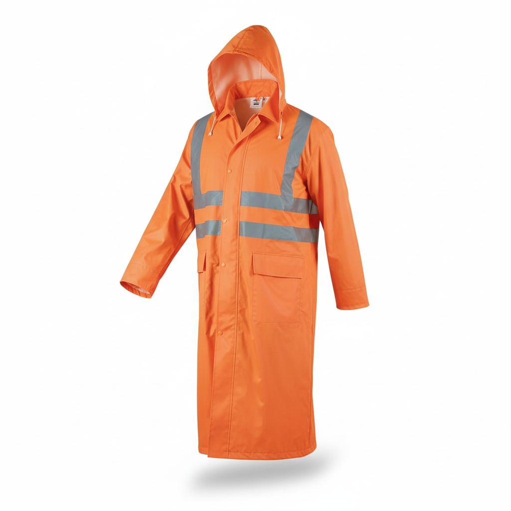 Manteau de pluie imperméable Orange ACTIVE GEAR® protection complète