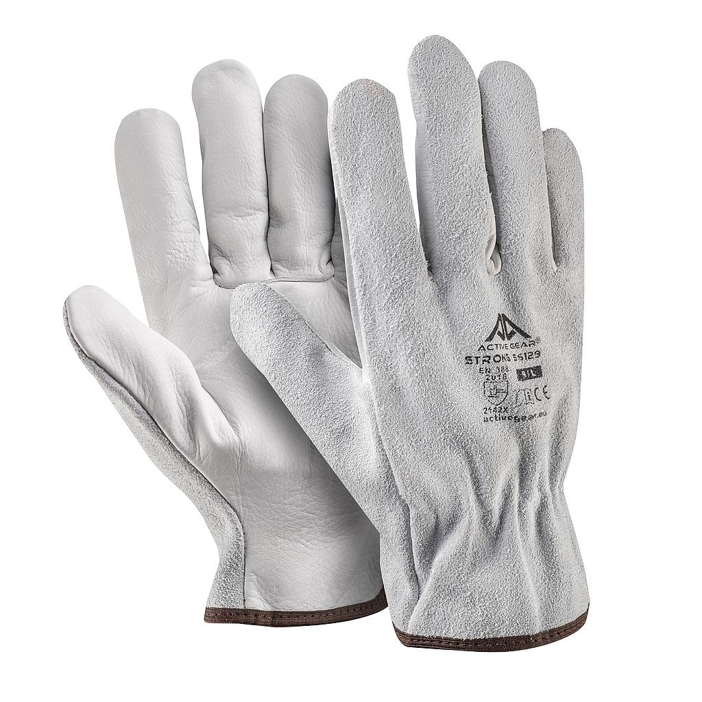 Gants cuir protection mécanique thermique EN388 EN407 vachette