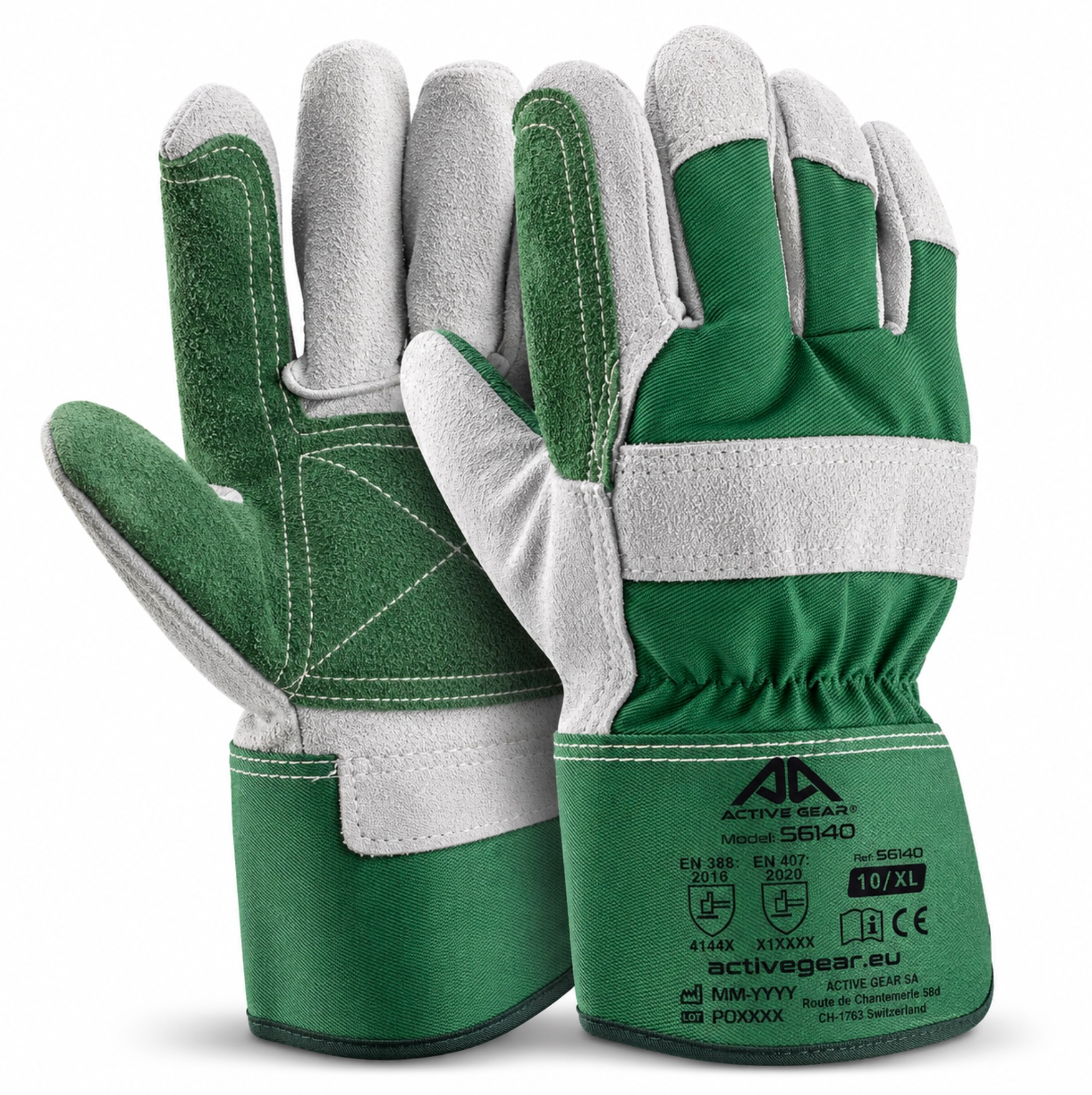 Gants de soudure ACTIVE GEAR S6140 protection thermique EN407