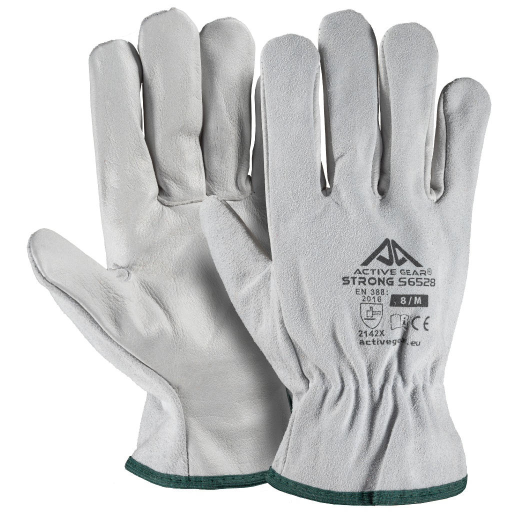 Gants de protection cuir buffle S6530 EN388 norme haute sécurité