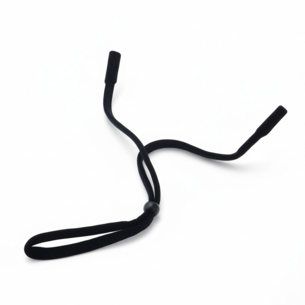 Cordon de lunettes réglable avec boucle coulissante protection