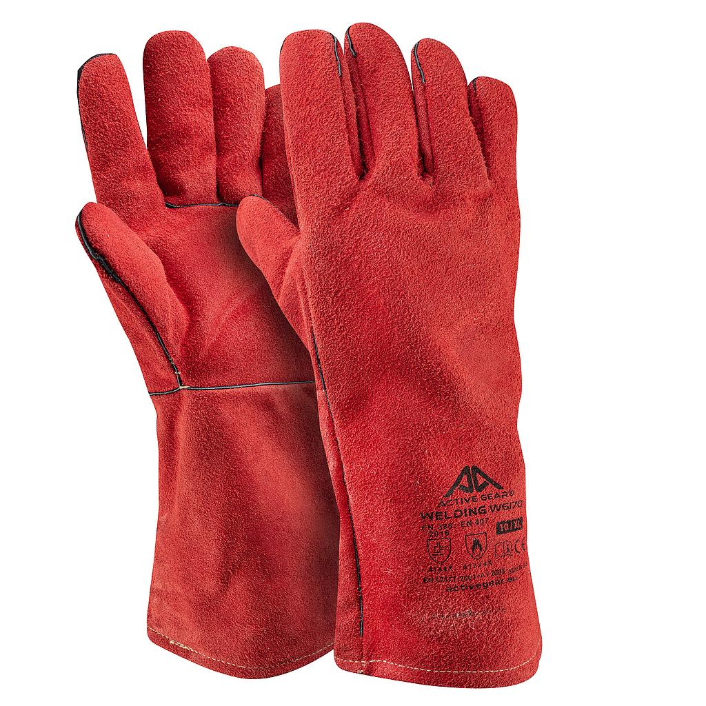 Gants de soudure ACTIVE GEAR W6170 croûte de bovin Kevlar