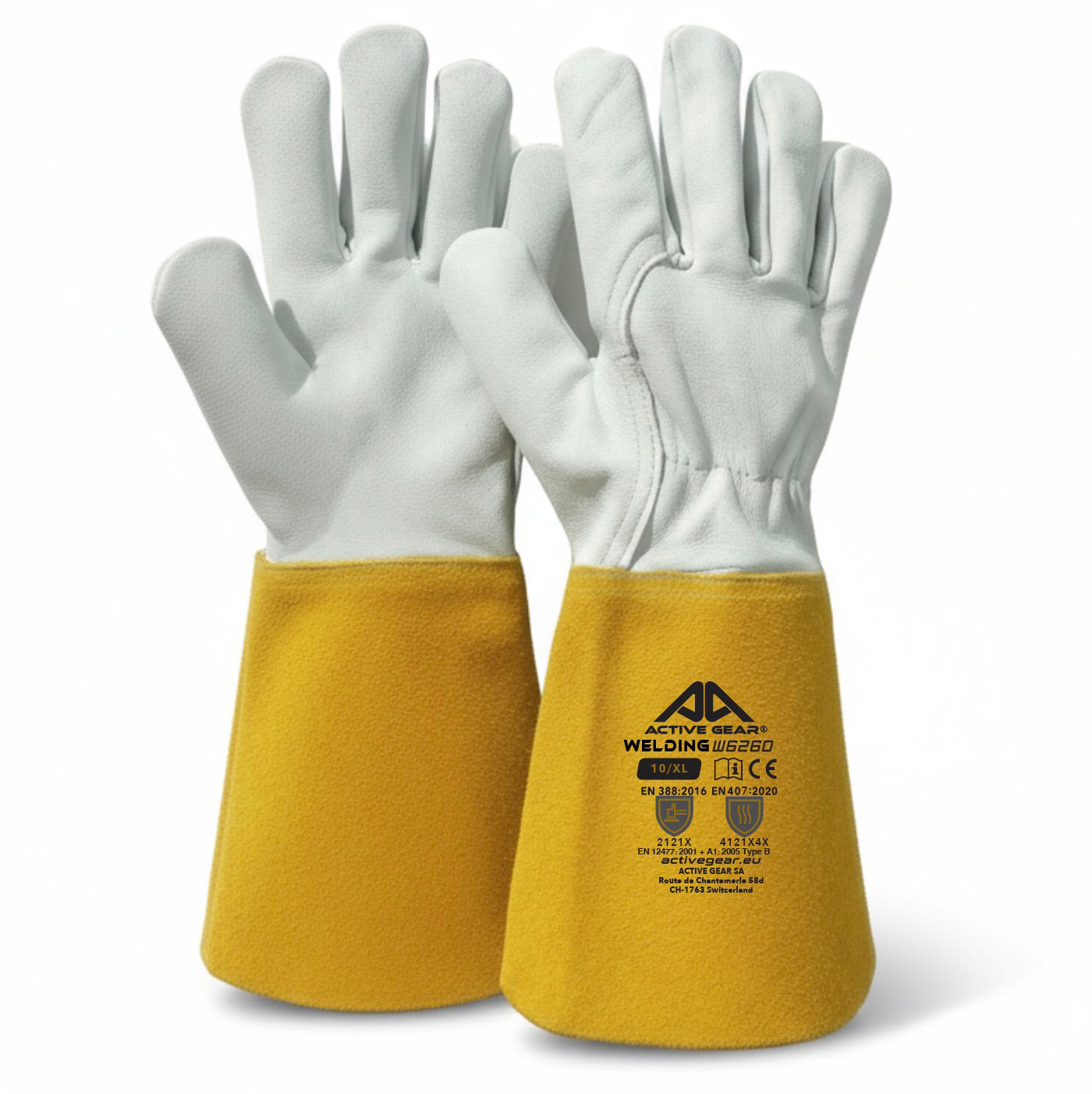 Gants de soudage cuir agneau ACTIVE GEAR W6260 Type B