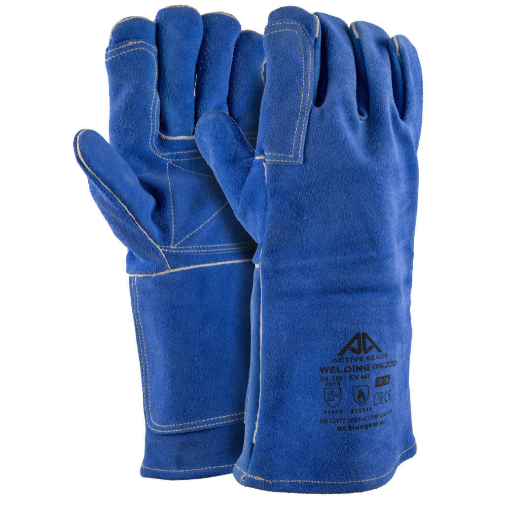 Gants de soudure cuir vachette EN388 EN407 Type A & B