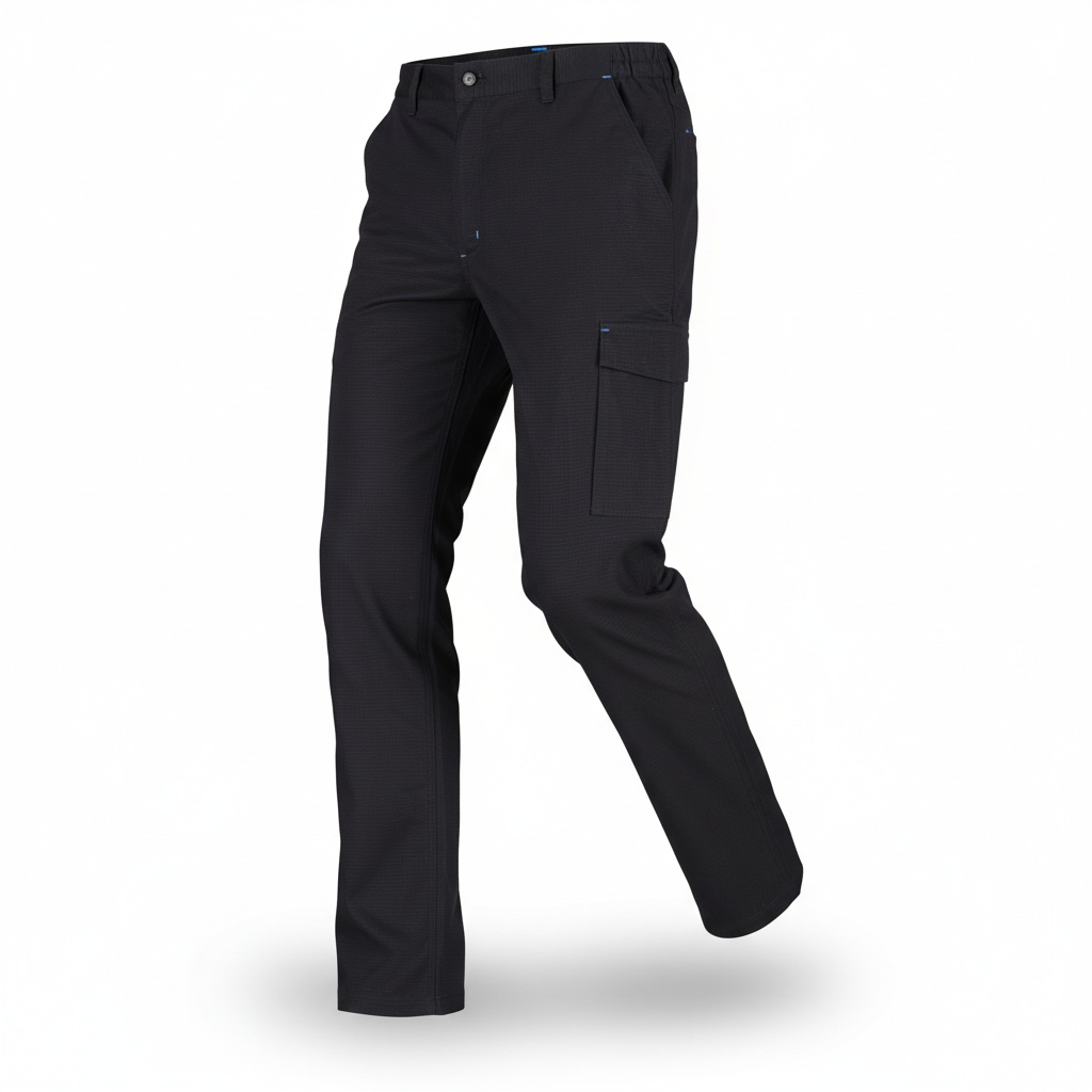 Pantalon de travail Ripstop Falcon Stretch noir coton élasthanne