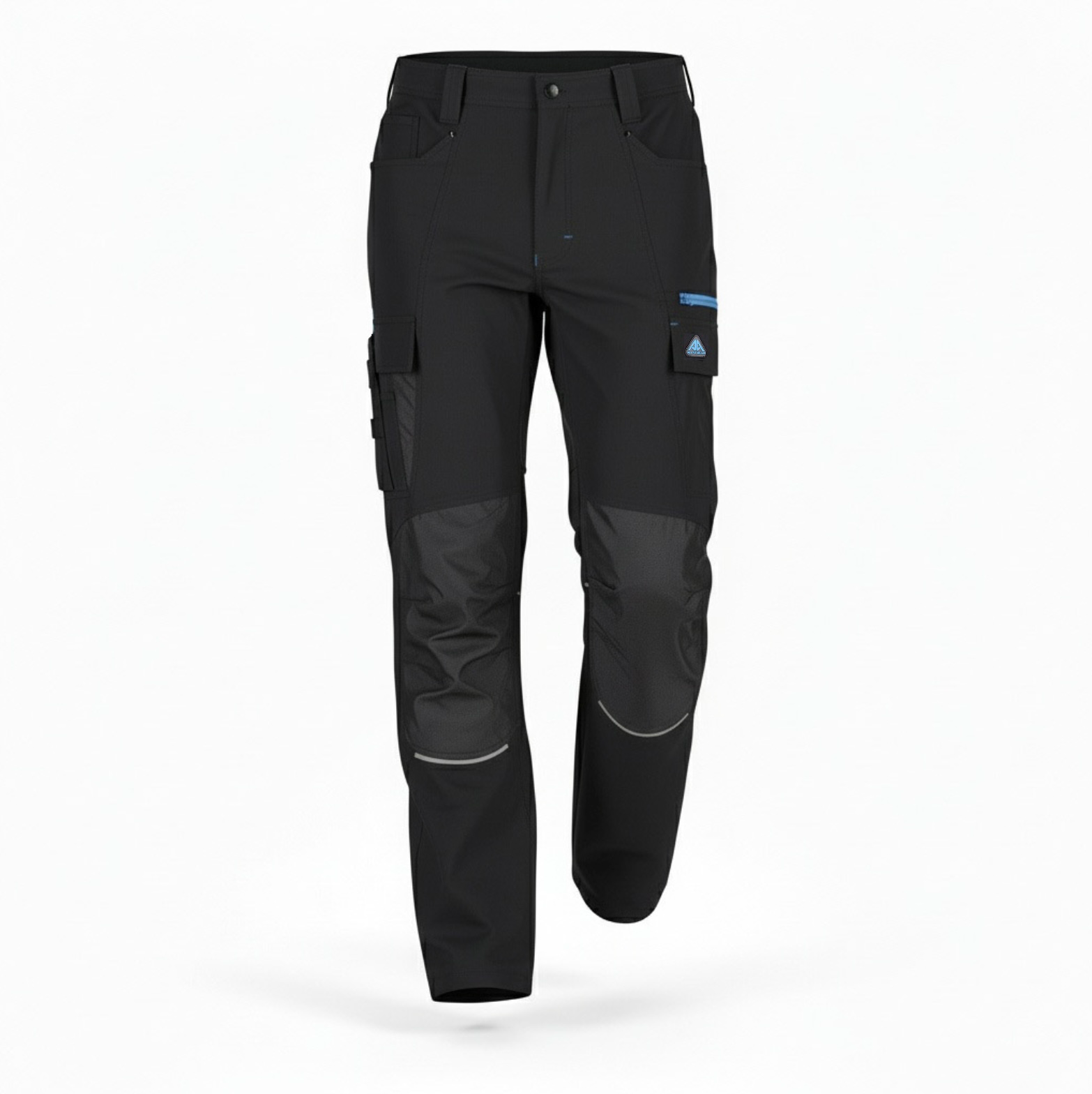 Pantalon de travail stretch Ultra noir 4-way avec renforts genoux