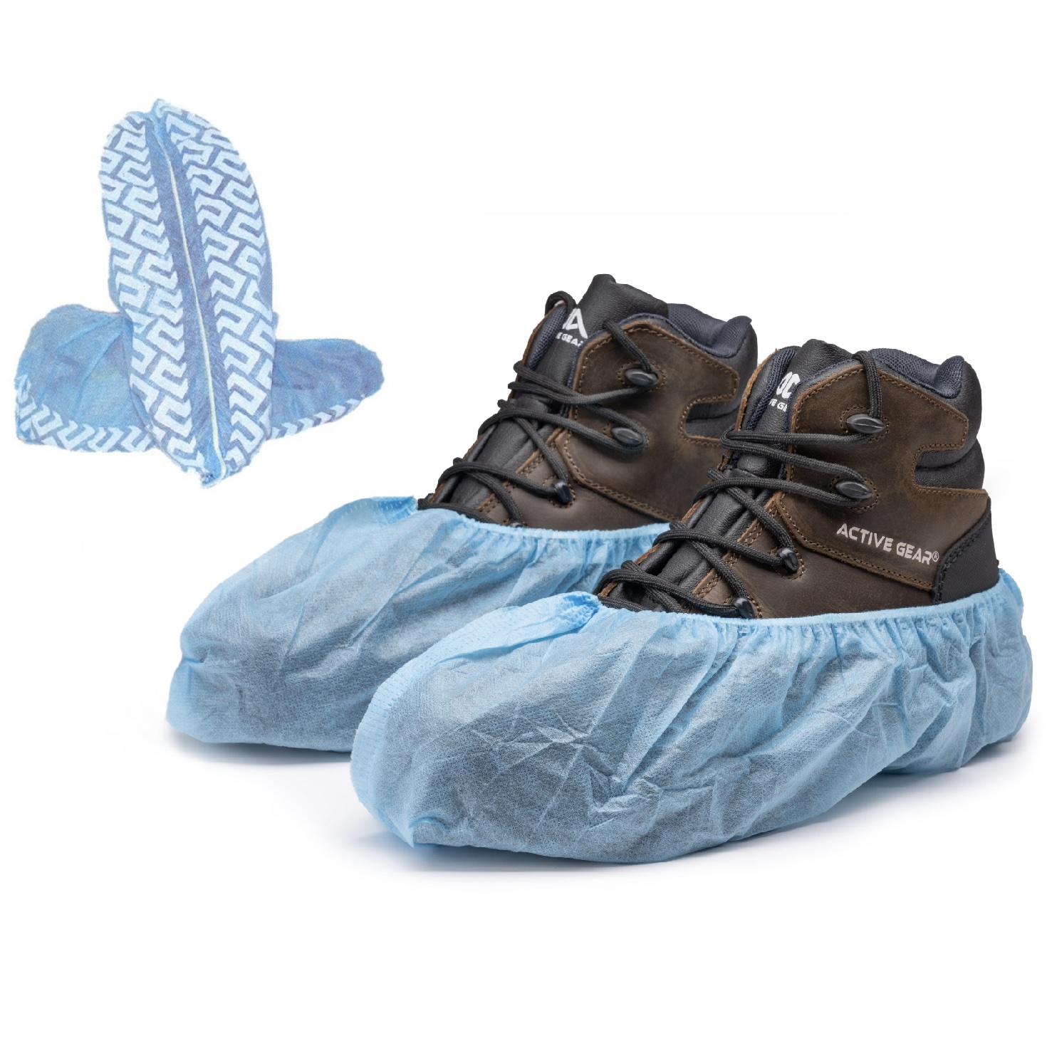 Surchaussures antidérapantes PP bleu protection chantier