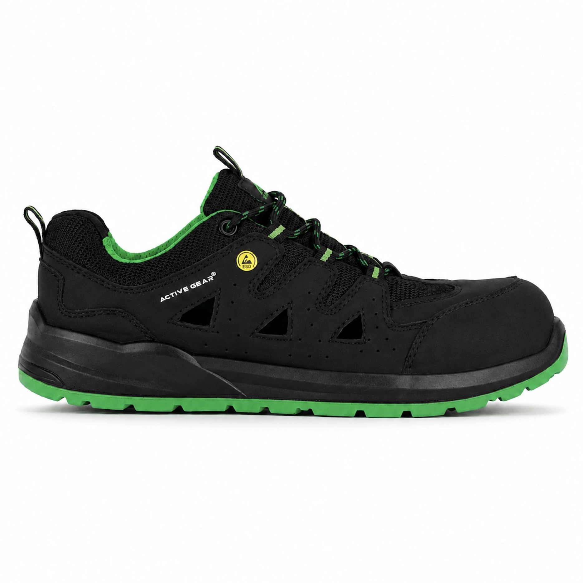 Chaussures de sécurité S1 sans métal légères antistatiques ESD ACTIVE GEAR