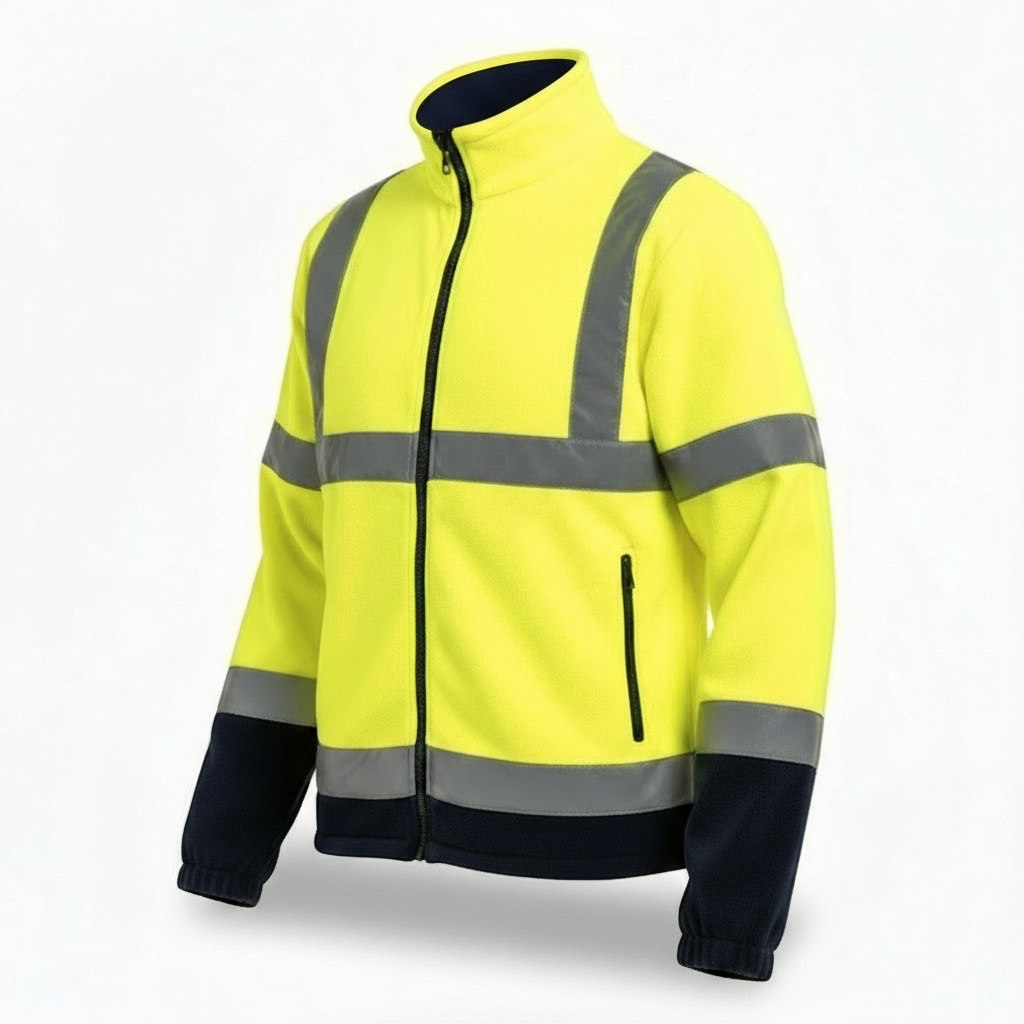 Veste polaire haute visibilité Classe 3 certifiée EN ISO 20471 homme
